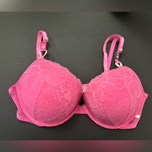 Victoria's Secret Pink Lace Push Up Bra
